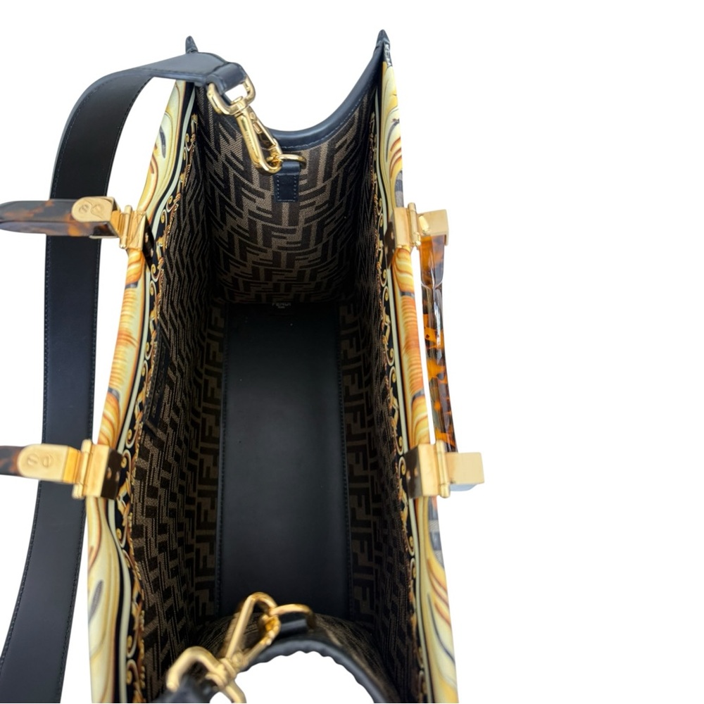 Fendi Versace Fendsace FF Baroque Sunshine Shopper Tote - Picture 10 of 12